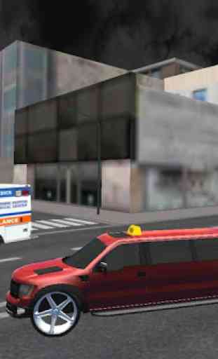 Louco Limousine 3D City Driver 4