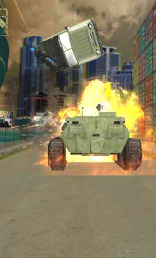 louco tanque morte Corrida 3D 4