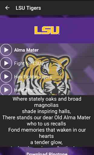 LSU Tigers Ringtone Fightsongs 2