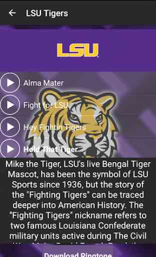 LSU Tigers Ringtone Fightsongs 4