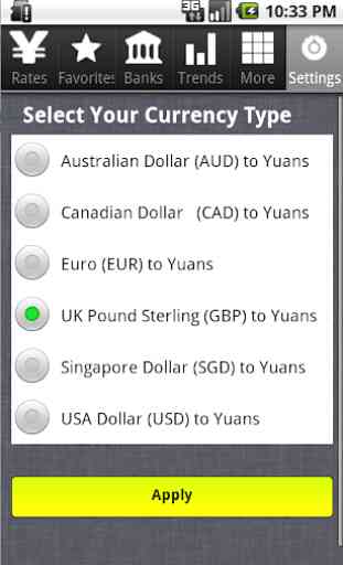 Dollar to Yuan Exchange Rates 1