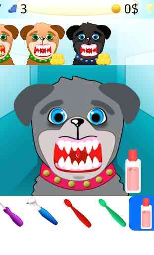 jogo de dentista de animais 3