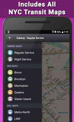 Maps of NYC Subway, Bus, Rail (MTA) 1