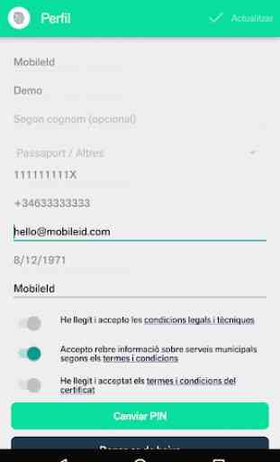 Mobile ID – Identitat al Mòbil 3