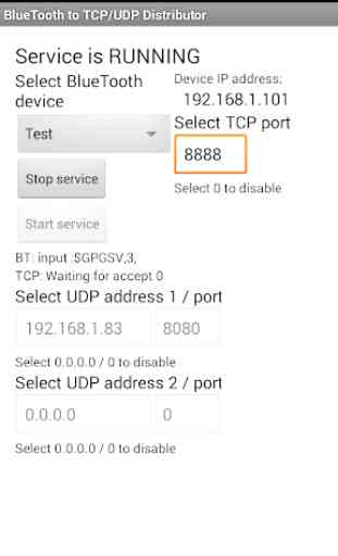 Bluetooth to TCP/UDP for NMEA 3