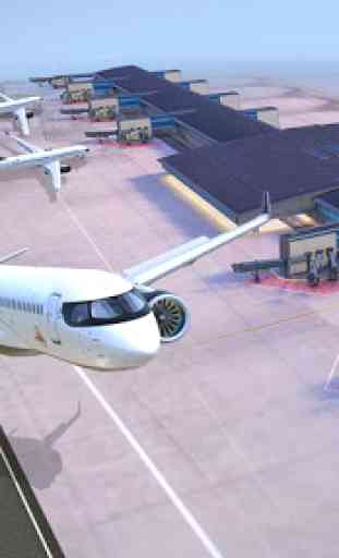 Estacionamento de avião 3D 1