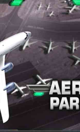 Estacionamento de avião 3D 2