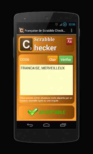 French Scrabble Checker 1