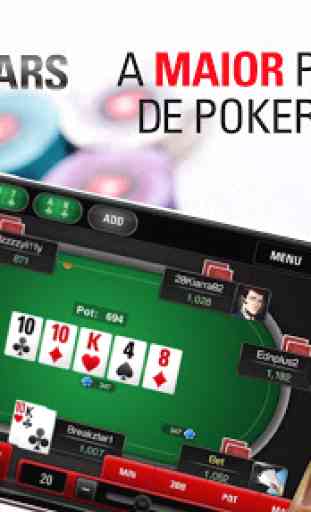 PokerStars: Jogos de Poker Grátis com Texas Holdem 1