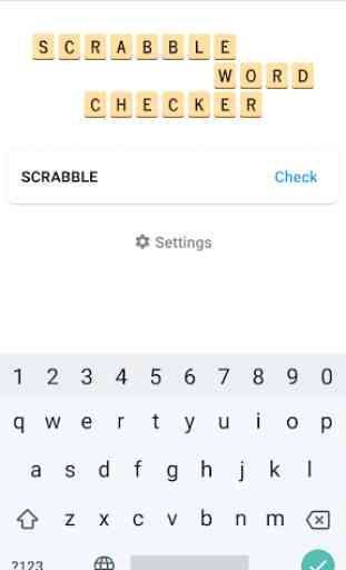 SCRABBLE Word Checker 3
