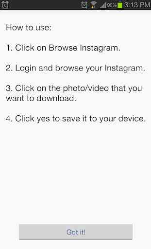 Video Downloader para Instagram 1