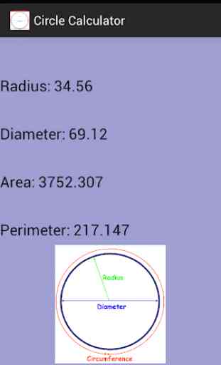 Círculo Circunferência Calcula 4