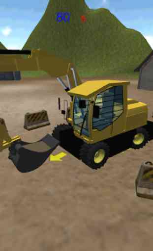 Escavadora Simulador 3D 3