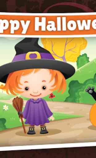 Halloween Puzzle for kids & toddlers  1