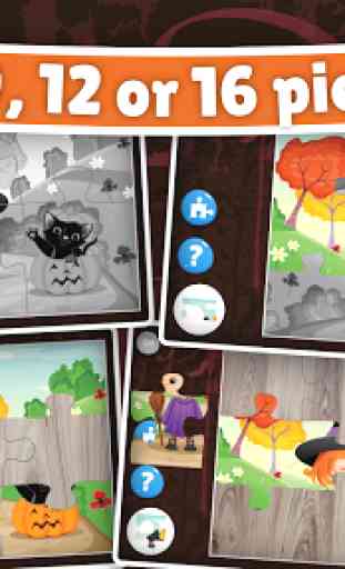 Halloween Puzzle for kids & toddlers  2