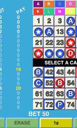 Keno 20 MultiCard Vegas Casino 3