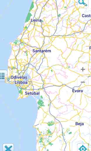 Mapa de Portugal off-line 1