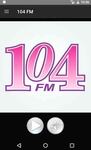 Rádio 104 FM - 104.1FM 1