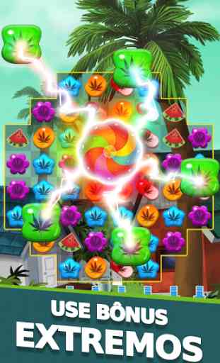 Weed Match 3 Candy Jewel - Crush cool puzzle games 1