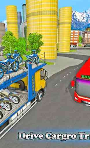 Driver caminhão transport bike 2