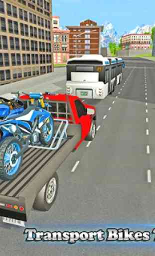 Driver caminhão transport bike 4