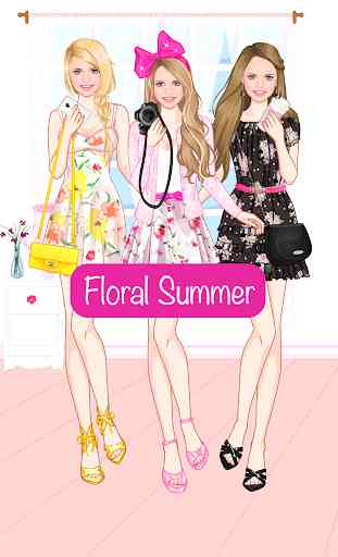 Jogo de vestir - Verão Floral 3