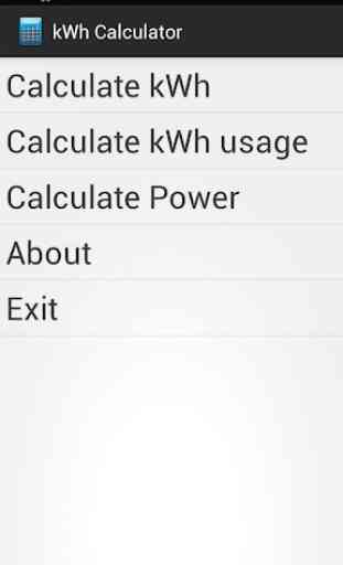 kWh Calculator 3