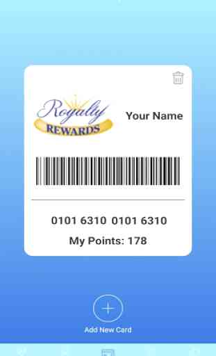 Royalty Rewards Member App 1