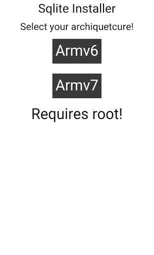 Sqlite installer for root 1