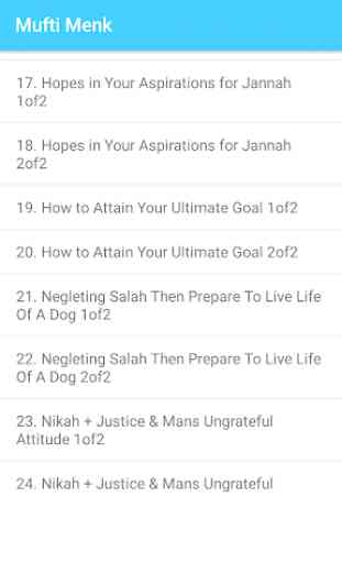 Mufti Ismail Menk mp3 Lectures 3