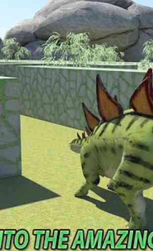 Verdadeiro Jurassic Dinosaur Maze Run Simulator 2