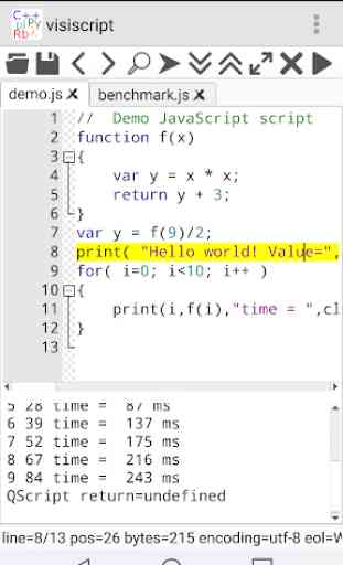 VisiScript Text Editor 1