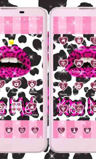 Leopardo beijo amor Tema 3