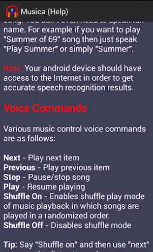 Musica Voice Control Player 3