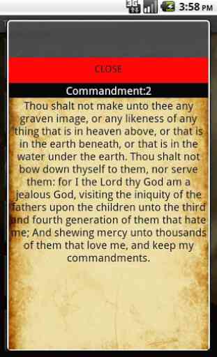 The Bible Ten Commandments KJV 3