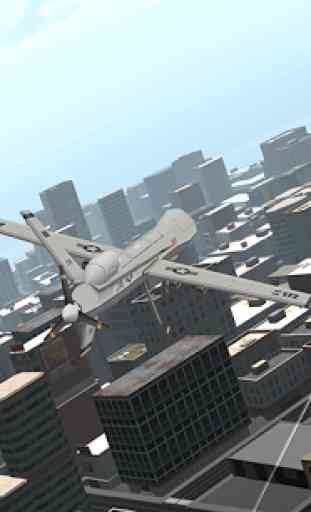UAV Drone Exército - Cidade do 3