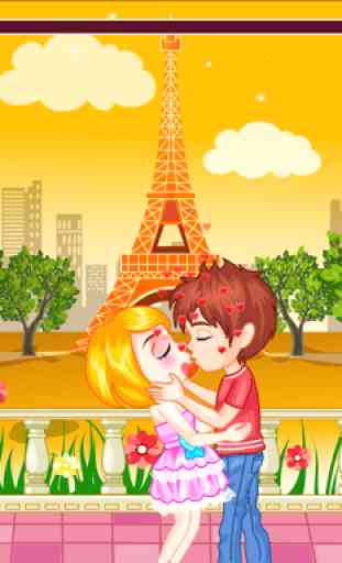 Beijando jogos em Paris 4