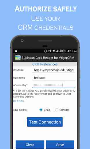 Business Card Reader for Vtiger CRM 2