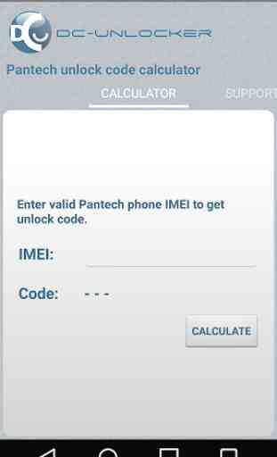 Pantech Unlock Code Calculator 1