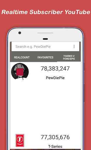 Realtime Live Subscriber Count, Compare & Increase 1