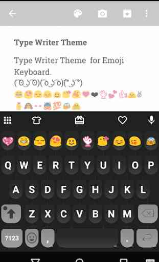 Type Writer Emoji Keyboard 1