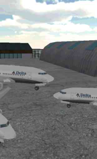 Airport 3D airplane parking 1