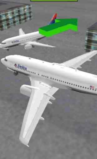 Airport 3D airplane parking 2