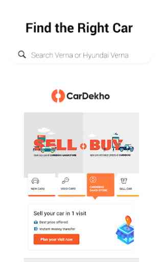 CarDekho: Buy,Sell New & Second hand Cars, Prices 1