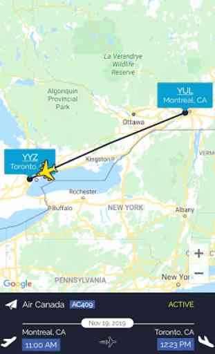 Toronto Pearson Airport (YYZ) Info+ Flight Tracker 3