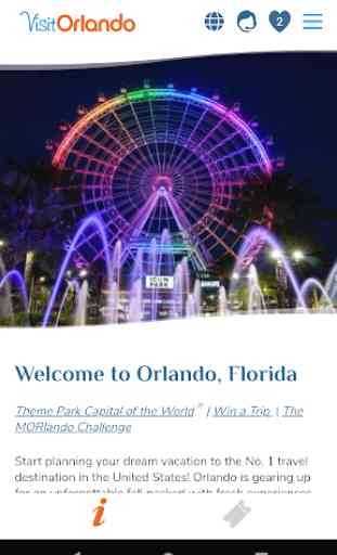 Visit Orlando App 1