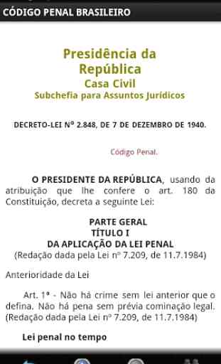 Código Penal Brasileiro GRÁTIS 2