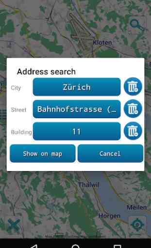 Map of Zurich offline 3