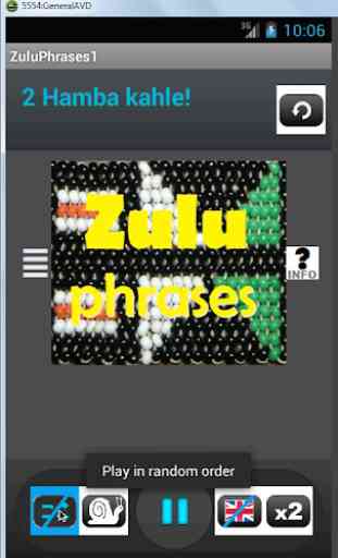 Zulu Phrases language tutor 1