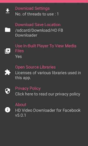 HD Video Download for Facebook 4